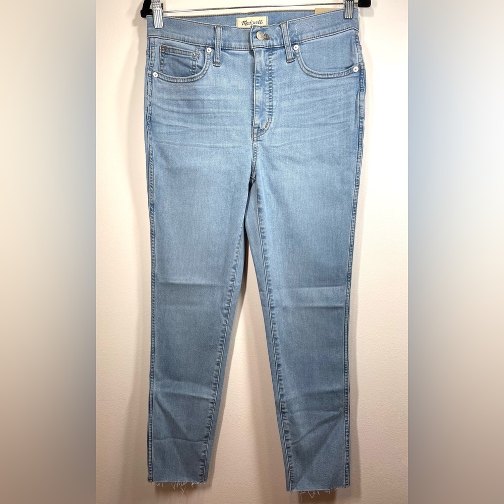 NWT Madewell  Jeans Women's Size 29 High-Rise‎ Skinny Crop in Charlemont Wash